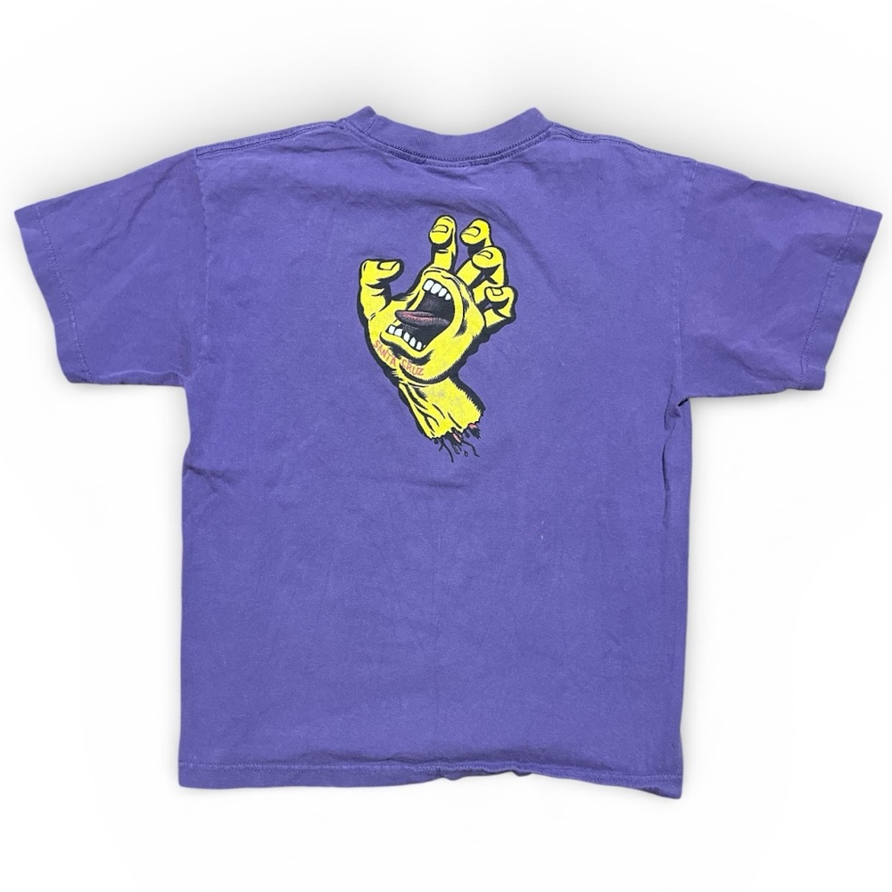 NHS - Santa Cruz skateboards 90’s sawed off hand, screen print T-shirt